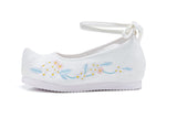 Breakj Shoes Bow Shoes Hanfu Shoes Gauze Hanfu Shoes Costume Sandals Summer Women Fashion And