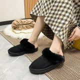 Designer Women's Slippers Winter Plush Warm Shoes Unisex Indoor Outdoor Flip Flops Casual Shoes Zapatos De Mujer