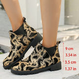 Autumn 2025 New Large-Size Lady Coarse With Fashion Boots Pointed Short