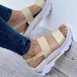 Women Sandals Summer Platform Sandals With Wedges Shoes For Women New Summer Sandalias Mujer Platform Heels Sandals Shoes