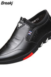 New Leather Shoes Men's Leather Spring Men's Business Casual Soft-Soled Non-Slip Breathable All-Match