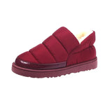 Women Winter Snow Botas Femininas Flat Waterproof Warm Thick Plush Ankle Boot for Woman Platform Cotton