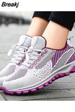 Breathable Running Shoes for Women Non-slip Jogging Walking Casual Sneakers Comfortable Daily Mountaineering