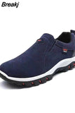 Men Walking Comfortable Non-Slip Shoes Casual Shoes Loafers Sneakers for Men Outdoors Breathable Shoes Male