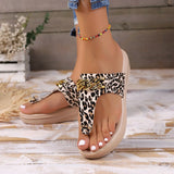 Women Sandals Orthopedic Wedge Heels Summer Sandals 2023 Slippers Shoes For Women Heeled Sandals Beach Flip Flops Zapatos