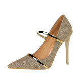 Women Fashion Dancing High Heels Comfortable Wedding Shoes Sexy Pump high quality Female Pumps Heel Party beautiful