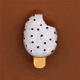 Single Sale Cute Mini Shoe Charm Accessories Simulation Chocolate ice cream Shoe Decoration fit croc jibz Kid's X-mas