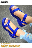 Big Size 43 Multi Colors Casual Shoes Beach Sandals Woman Flat Dropship Comfortable Sandals Female Light Sandalias De