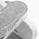 Women's Flip Flop Slippers Slides Bling Rhinestone Ladies Shoes Casual Summer Flat Female Crystal Glitter Woman Plus