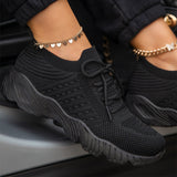 Women Sneakers Breathable Casual Women Sports Shoes Lace Up Ladies Flats Female Summer Vulcanized Running Zapatillas De