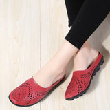New Low Heels Slippers For Women Round Toe Flat Ladies Shoes Fashion Designer Comfortable Outdoor Female Casual