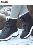 Women Boots 2023 Winter Boots With Platform Heels Snow Botas Mujer Keep Warm Ankle Boots Female Women Shoes Winter