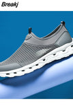 Walking Shoes for Men Ultralight Multi-functional Beach Wading Shoes Outdoor Mesh Breathable Hollow Lovers