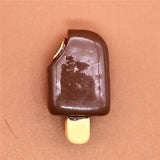 Single Sale Cute Mini Shoe Charm Accessories Simulation Chocolate ice cream Shoe Decoration fit croc jibz Kid's X-mas