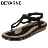 Women Sandals Flip Flops Summer Flat Shoes Woman Bohemian Sandals Ladies Vacation Beach Sandales