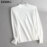 halfneck Sweater Pullover Women Autumn winter Casual long Sleeve basic plus size Sweater For women Female knit
