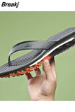 Hombre High-Quality Full Palm Air Cushion Slippers Designer Sandals Flip Flops Man Home Casual Shoes Luxury