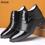 Winter Boots for Men Genuine Leather Shoes Warm Plush for Cold Winter Male Ankle Boots Black Non-slip