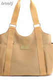 Capacity New Travel Handbags Designers Women's Shoulder Bag Nylon Waterproof Fitness Totes Female Top-handle Shopping