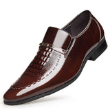 Men Classic Leather Shoes Business Pointed Toe Platform Loafers Work Men Dress Shoes New In Big Size Zapatos De Vestir