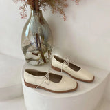 New Designer Women Loafers Single Leahter Shoes Fashion Lace Up Female Round Toe Shallow Flats Elegant Woman