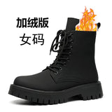 Breakj Martin Boots Male Autumn And Winter Long Tube Overalls Net Red High Street Soft Leather British Yuppie Male Boots