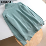 winter women's turtleneck loose warm women's sweaters 2021 women's jumper long sleeve thick sweater oversize