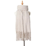 Shipping 2023 Winter Plaid Vintage Scarf Women Men Preppy Scarves Warm Pashmina Foulard Bufanda Male Mujer Thick Wrap