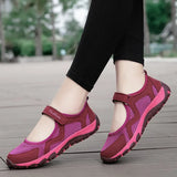 women Large size shoes 2023 hollow mesh soft sole casual shoes non slip flat shoes light sneakers women Zapatos De