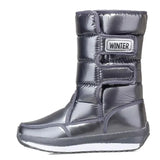 Boots Woman Winter Shoes Comfortable Fleece Warm Mid Boots Female Waterproof Non-slip Winter Platform Botas Ladies