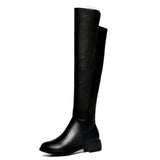 Thigh High Boots Black Over The Knee Boots Winter Autumn Shoes Woman Punk Goth Shoes Size 41 Botas for