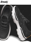 Men Casual Shoes Comfortable Mesh Shoes Summer Breathable Men Loafers Wide Slip On Walking Shoes Men