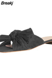 New 2023 Summer Outside Slipper Flat Sandals Woman Shoes Walking Comfy Leisure Beach Shoes Big Size