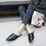 New Summer Slippers Slip On 5 CM Square heel Shoes High heels Women Pumps Slides