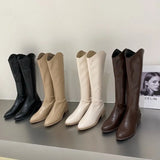 Boots, Autumn Boots, Children's Personality Style, 2024 White Boots, High Heels, Women's Spring And