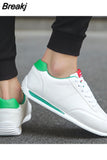 Leather Sneakers Boys Sport Vulcanized Shoes Men Comforthable Spring Sneakers Mens Casual