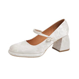 Breakj Jane High Heel Women 2025 New Summer Gentle And Shallow Korean Temperament Word New Chinese Way Head Single