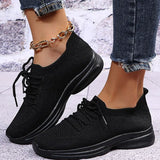 Women Shoes Casual Platform Sneakers Breathable Non-slip Lacing Shoes Vulcanized Shoes Plus size