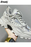 Mens Sneakers Breathable Damping Sports Shoes Casual Thick Sole Running Shoes Trainers Sport Platform Sneakers for