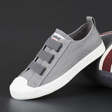 Breakj The Autumn Of 2025, The New Men's Shoes Flat-Soled Permeable Board Shoes Korean Version Of The Trend Tied With Canvas Shoes Round-Headed Casual