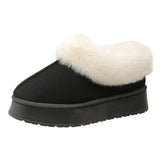 Faux Fur Winter Boots for Women 2023 Non Slip Plush Snow Boots Woman Thick Bottom Warm Cotton Shoes Platform Botas