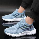 Men Sneakers Summer 2023 Mesh Breathable White Running Tennis Shoes Comfortable Outdoor Sports Men Brand Shoes Tenis