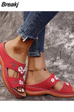 New Summer Women Sandals Comfortable Platform Soft Ladies Casual Slippers Fashion Colorful Flat OpenToe Outdoor Beach