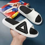 Men's Summer Outdoor Trend Soft Bottom Flip Flops Men's Non-Slip Outer Wear Fashionable Beach Sandals And