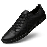 size 47 Men Shoes Genuine Leather Breathable Male Loafers Man Driving Casual Shoes lace up Soft Footwear Male Krasovki