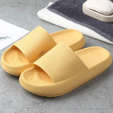 Leopard Thick Platform Slippers for Women Home Couple Soft Sole Slide Sandals Woman 2023 Summer Beach Flip Flops