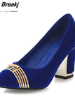 Dropship Big Size 33-50 Fashion Slip On Women Pumps Shoes High Heels Sexy Party Wedding Pumps Office Lady Woman