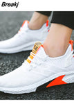 Men's Mesh Breathable Running Shoes Gym Sneakers Outdoor Comfortable Fitness Trainer Sport Lightweight Walking Jogging