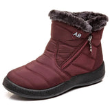 Women Boots Super Warm Winter Shoes For Women Ankle Boots Waterproof Snow Botas Mujer Short Black Low Heels Winter Boots