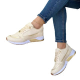 Women In Sneakers 2024 Spring And Autumn New Large Size, Thick Soles, Colors, Leisure, Fashion, Low-Top